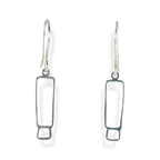 Silver Exclamation Point Earrings