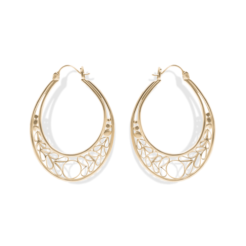 Filagree Large Hoops