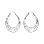 Filagree Large Hoops