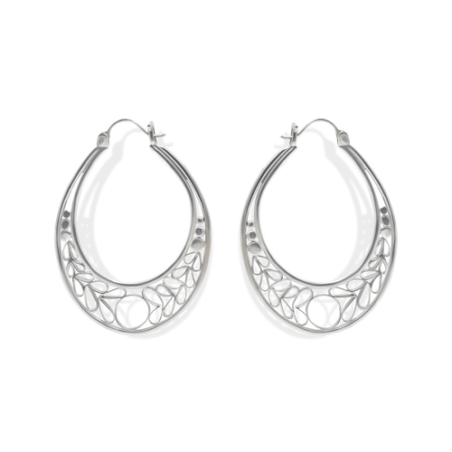Filagree Large Hoops