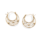 Filagree Medium Hoops