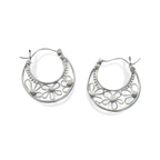 Filagree Medium Hoops