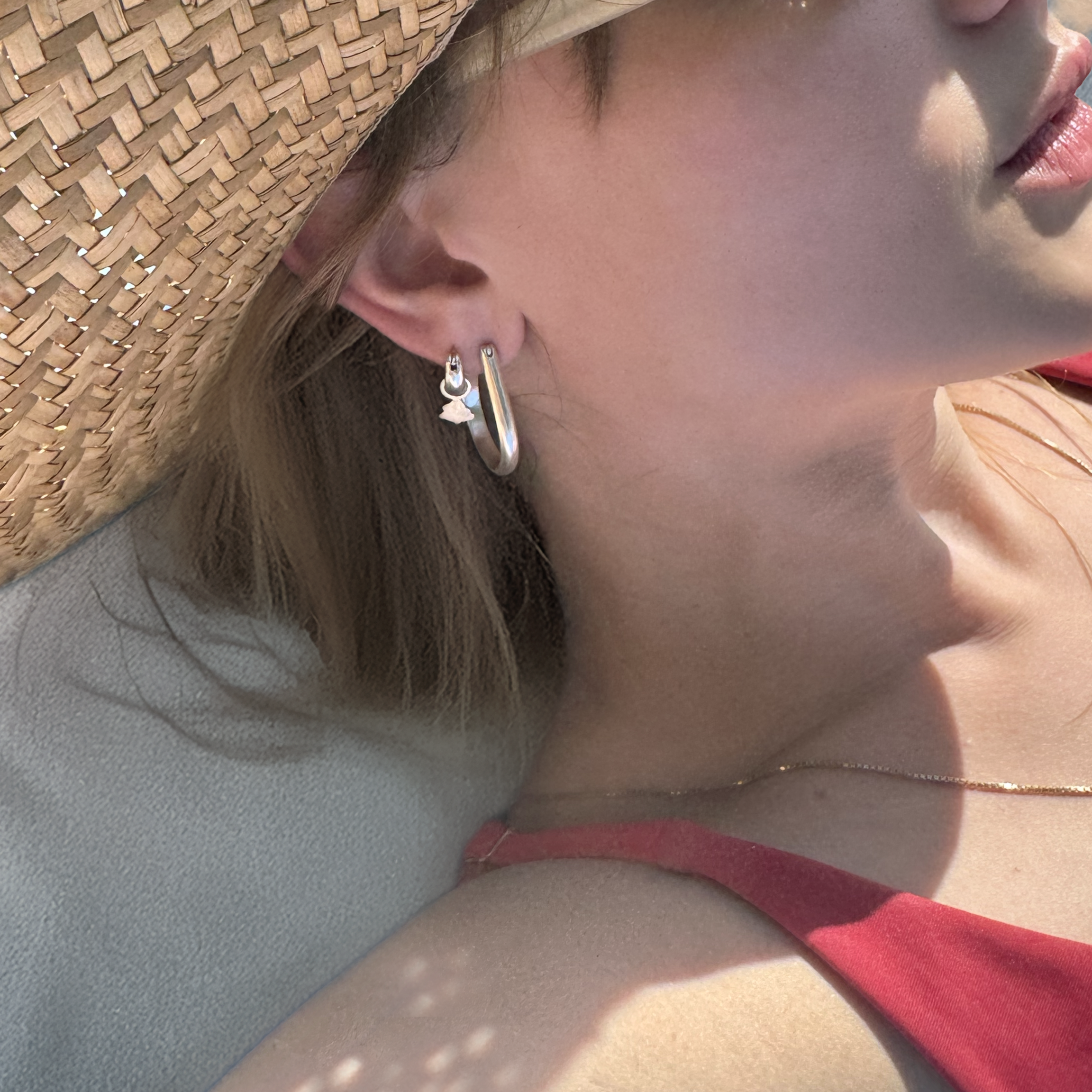 Large Oval Hoops