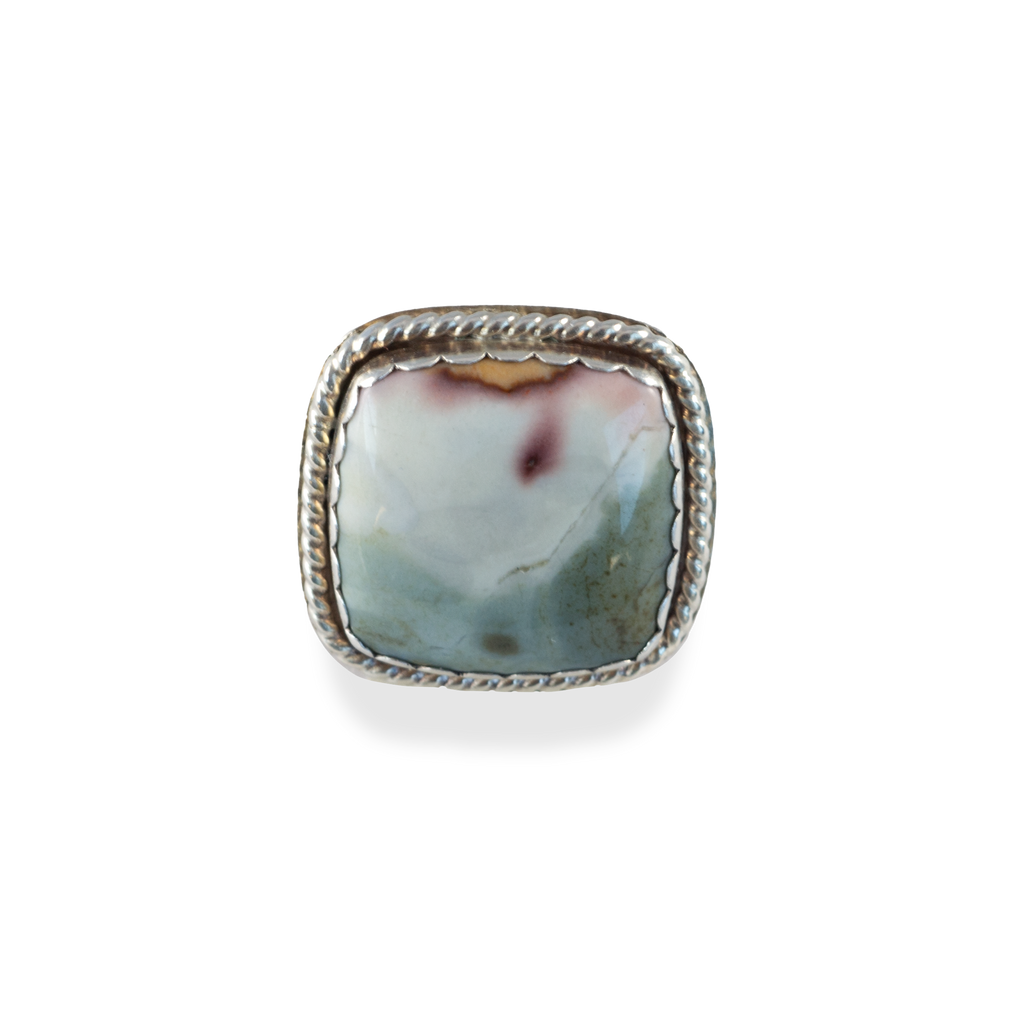 Silver Jasper Ring