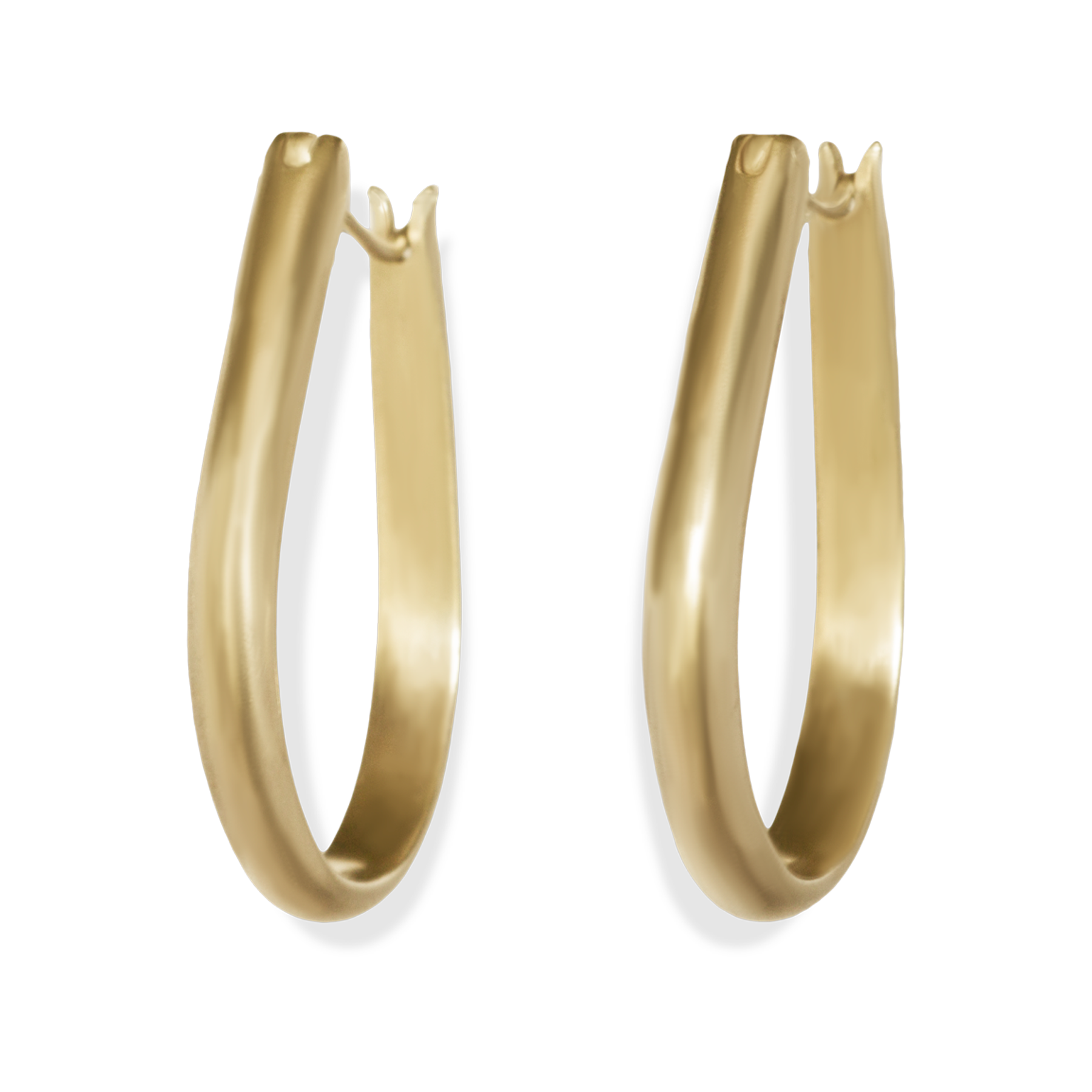 Large Oval Hoops