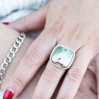 Silver Jasper Ring