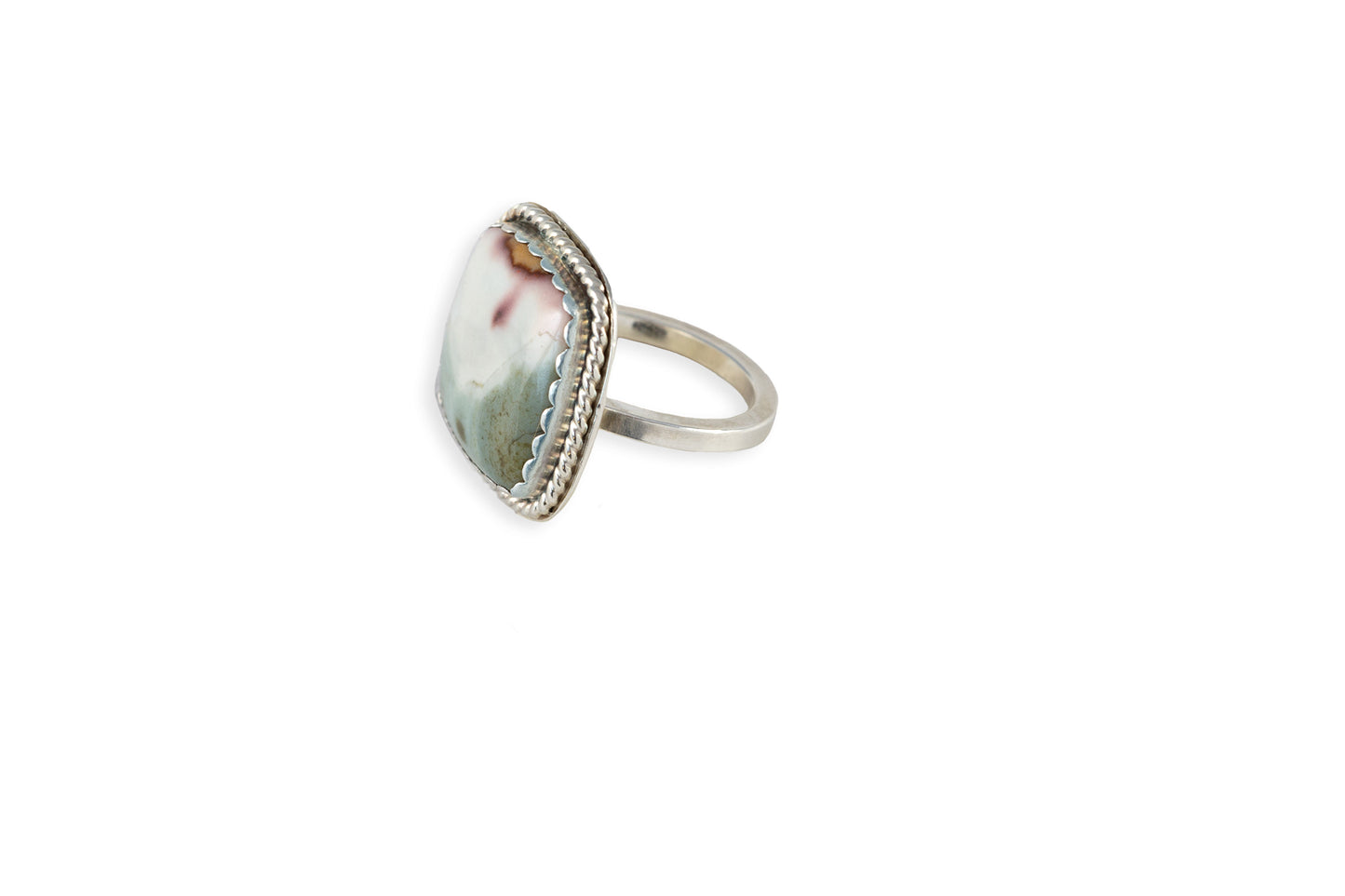 Silver Jasper Ring