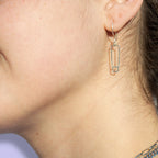 Silver Exclamation Point Earrings