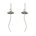 Sterling Silver Mushroom Earrings