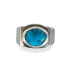 Silver Sleeping Beauty Turquoise Ring